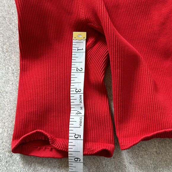 NEW Free People Movement Happiness Runs 5-inch Red Bike Sculpting Shorts XS/S - Picture 8 of 9